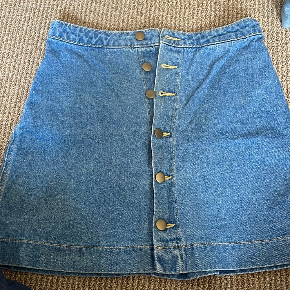 American apparel Jean skirt